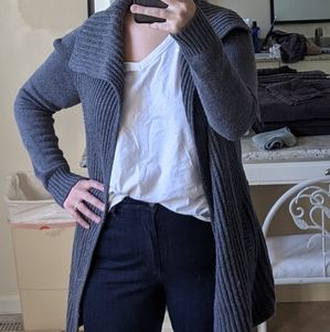 Loft gray cardigan